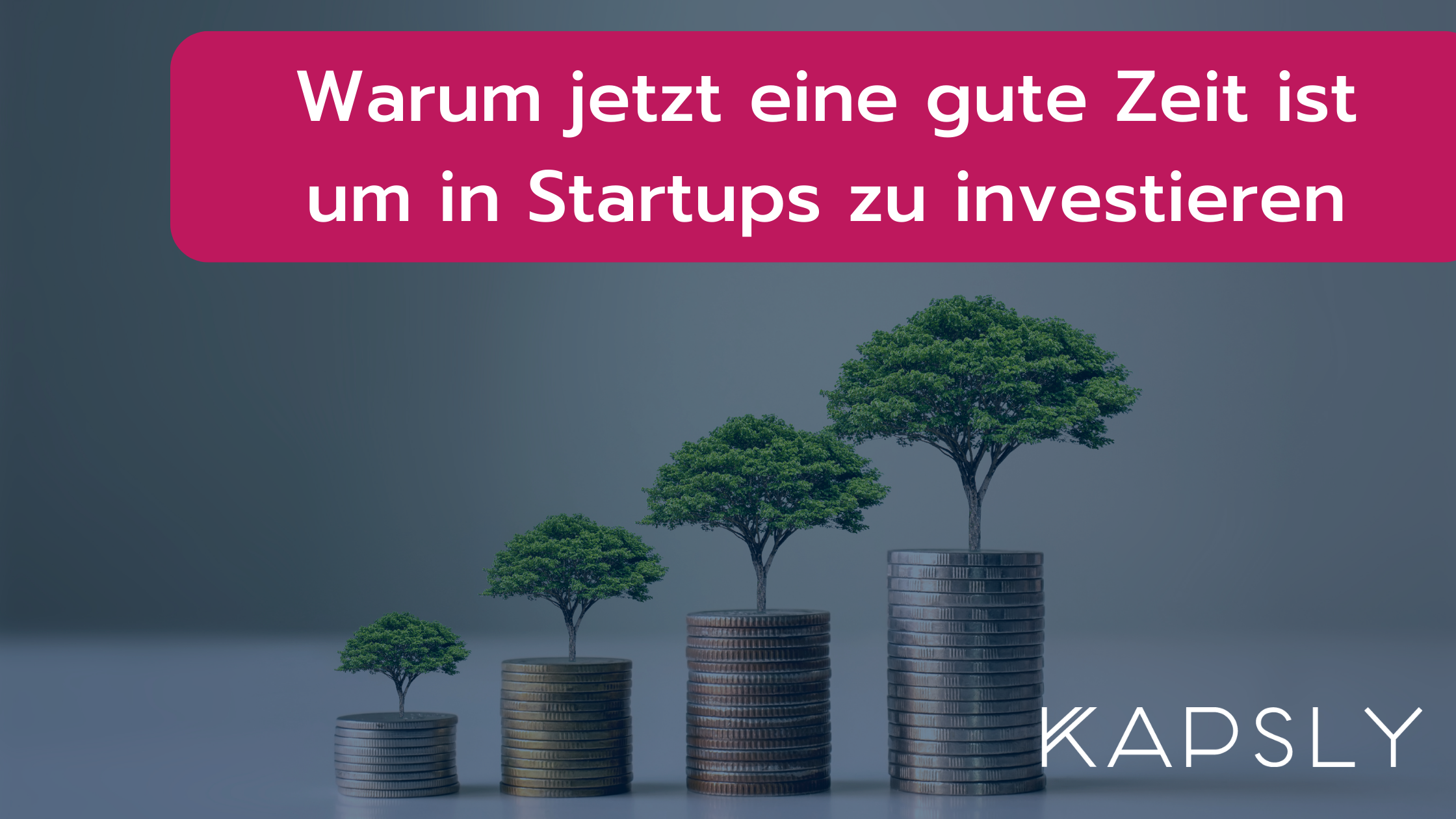 Warum jetzt eine gute Zeit ist um in Startups zu investieren