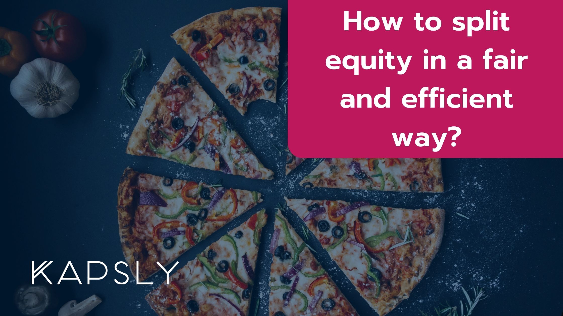 How to split equity in a fair and efficient way?